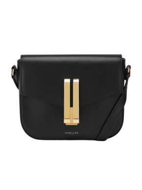 Demellier Black Vancouver Leather Cross-body Bag