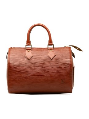 Louis Vuitton Burnt Orange Epi Leather Speedy 25