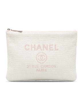 Chanel White & Pink Deauville O Case