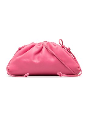 Bottega Veneta Pink Leather The Mini Pouch