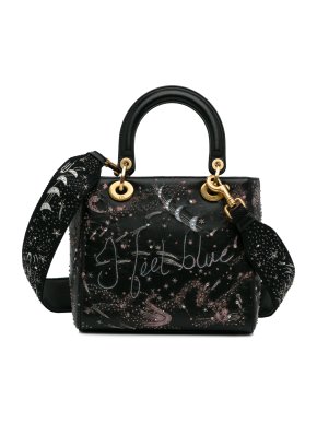 Limited Edition I Feel Blue Mini Lady Dior Bag