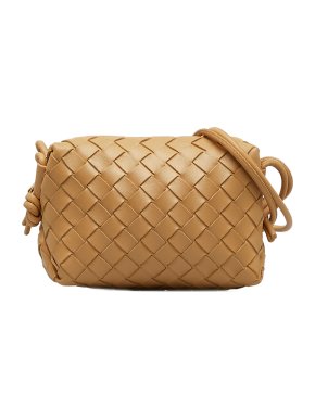Bottega Veneta Beige Intrecciato Mini Loop