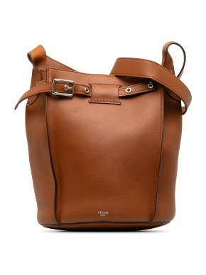 Celine Brown Big Bag Bucket Crossbody
