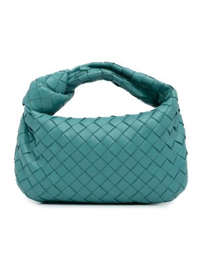Bottega Veneta Teal Mini Intrecciato Jodie