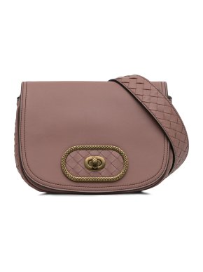 Bottega Veneta Pink Luna Crossbody Bag