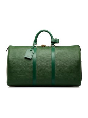 Louis Vuitton Green Epi Leather Keepall 50