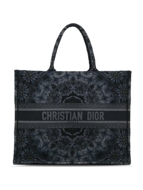 Dior Navy Large Kaleidiorscopic Book Tote