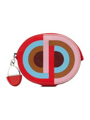 Hermes In The Loop Pouch in Multicoloured Epsom Leather with Palladium Hardware