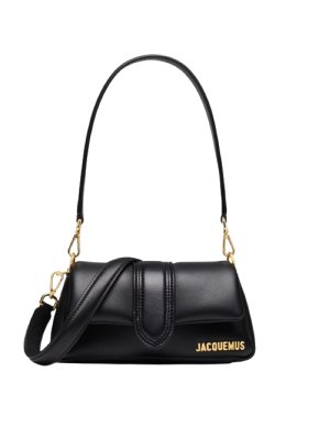 Jacquemus Black Padded Leather Le Petit Bambimou Shoulder Bag