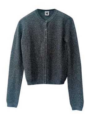 M Missoni Metallic Grey Cardigan