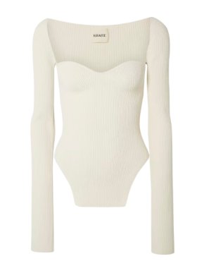 Khaite Ivory The Maddy Top