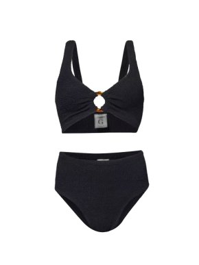 Hunza G Black Nadine Bikini