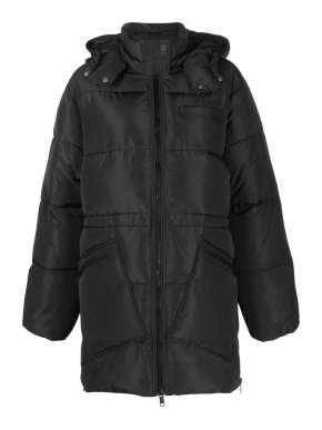 Ganni Oversized Tech Midi Puffer Jacket