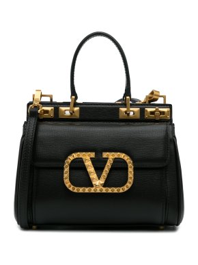 Valentino Black Mini Alcove Satchel