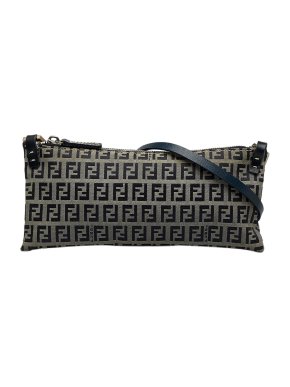 Fendi Zucchino Pochette Crossbody Bag