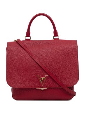 Louis Vuitton Red Taurillon Volta Top Handle Bag