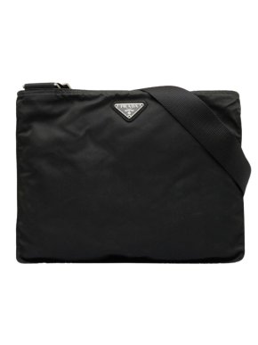 Prada Black Nylon Tessuto Crossbody Bag