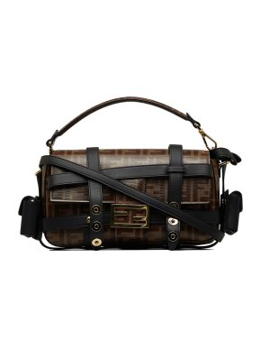 Fendi Zucca FF Cage Baguette Bag