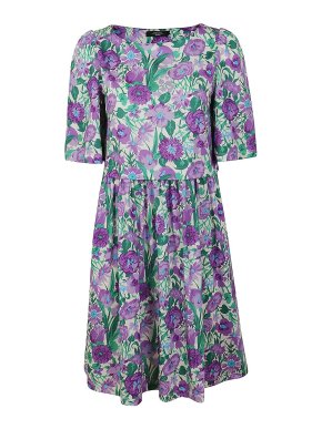 MaxMara Weekend Renna Cotton Floral Mini Dress