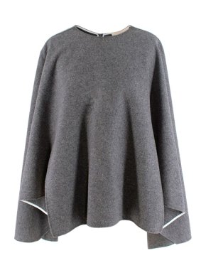 Ports 1961 Grey Wool Poncho
