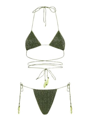 Oseree Lumiere Crystal Green Lace Microkini