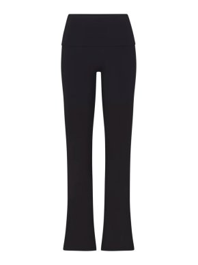 Skims Black Fold Over Pants
