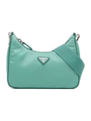 Prada Mint Green Tessuto Re-Edition Crossbody Bag