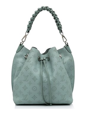 Louis Vuitton Blue Monogram Mahina Muria Bucket Bag