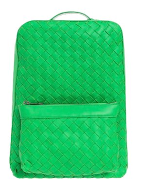 Bottega Veneta Green Intrecciato Backpack