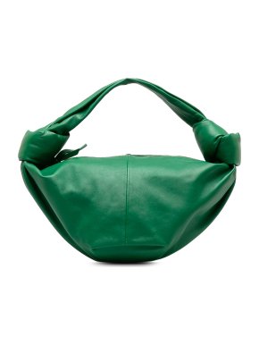 Bottega Veneta Green Mini Double Knot Bag