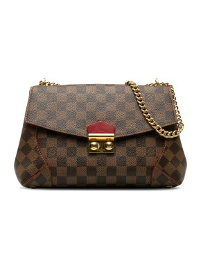Louis Vuitton Damier Ebene Caissa Clutch Crossbody Bag