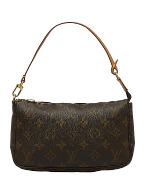 Louis Vuittn Brown Monogram Pochette Bag