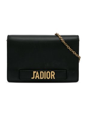Dior Black J'Adior Wallet on Chain