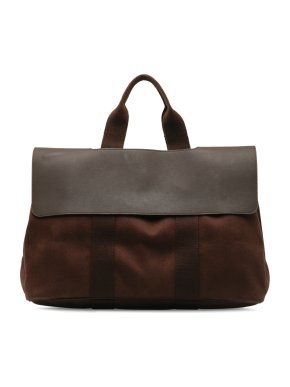 Hermes Chocolate Brown Toile Valparaiso MM