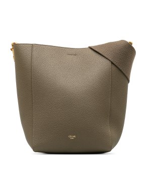 Celine Brown Small Seau Sangle Tote Bag