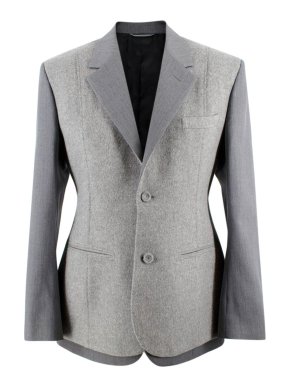 Dior Homme Grey Virgin Wool Blazer