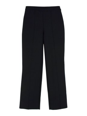 Dior Black Stretch Knit Trousers