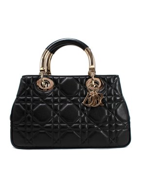 Dior Black Cannage Dior Lady 95.22 Bag