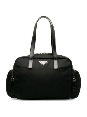 Prada Black Tessuto Tote Bag