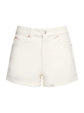 Alexander Wang White High Rise Shorts
