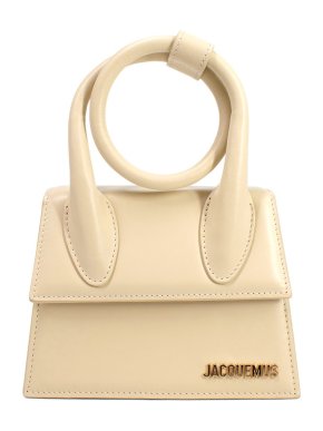 Jacquemus Ivory Le Chiquito Noeud Top Handle Bag