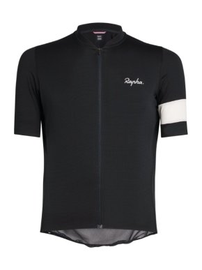 Rapha Black Short Sleeve Classic Flyweight Cycling Jersey