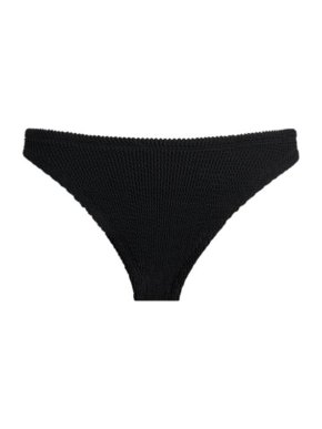 Hunza G Black Classic Crinkled Bikini Bottom