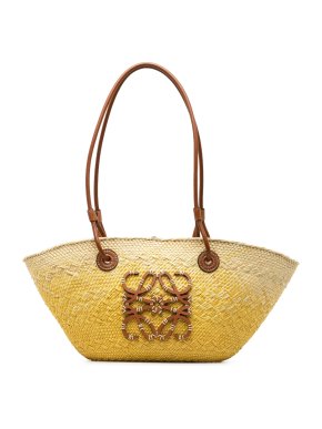 Loewe x Paulas Ibiza Small Anagram Raffia Basket Tote