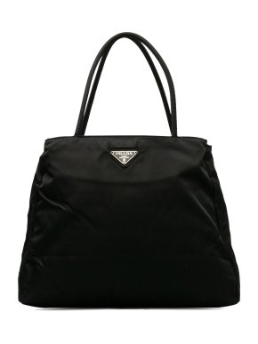 Prada Black Tessuto Tote Bag