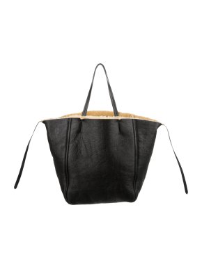 Celine Reversible Shearling Cabas Phantom Bag