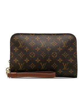 Louis Vuitton Brown Monogram Orsay Clutch Bag
