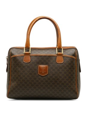 Celine Brown Macadam Bowling Bag