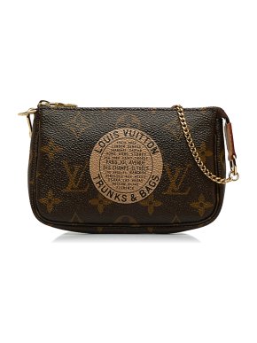 Louis Vuitton Monogram Trunks and Bags Mini Pochette