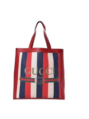 Gucci Red Sylvie Baiadera Tote Bag